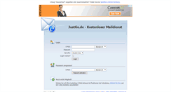 Desktop Screenshot of justgo.de